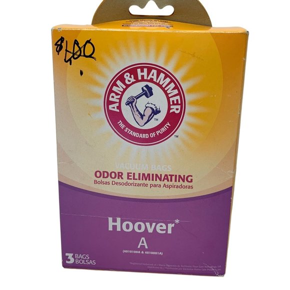 Hoover A Odor Eliminating Vacuum Bags by Arm & Hammer 2 BAGS ONLY - Picture 3 of 6